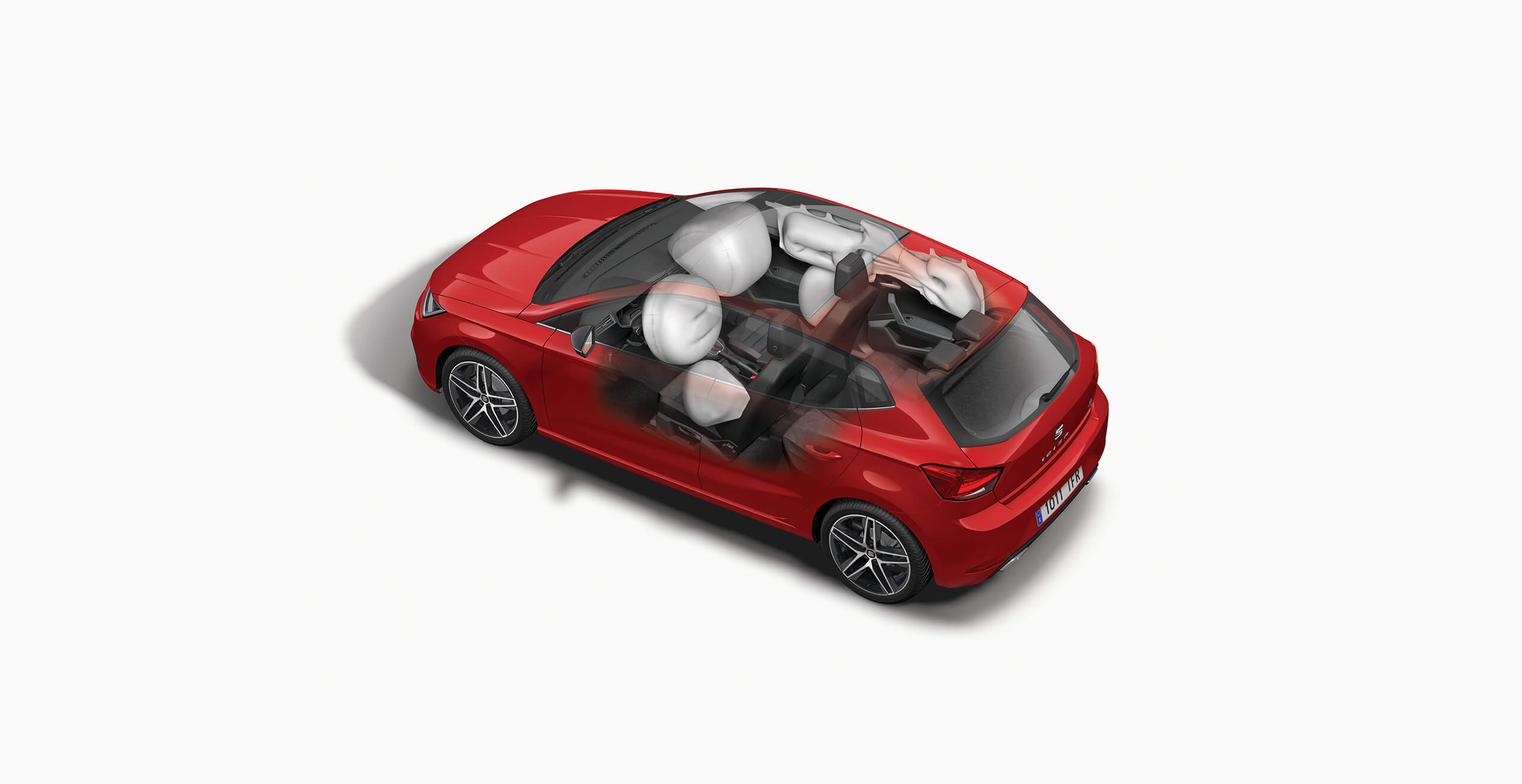 New SEAT Ibiza detailed airbags