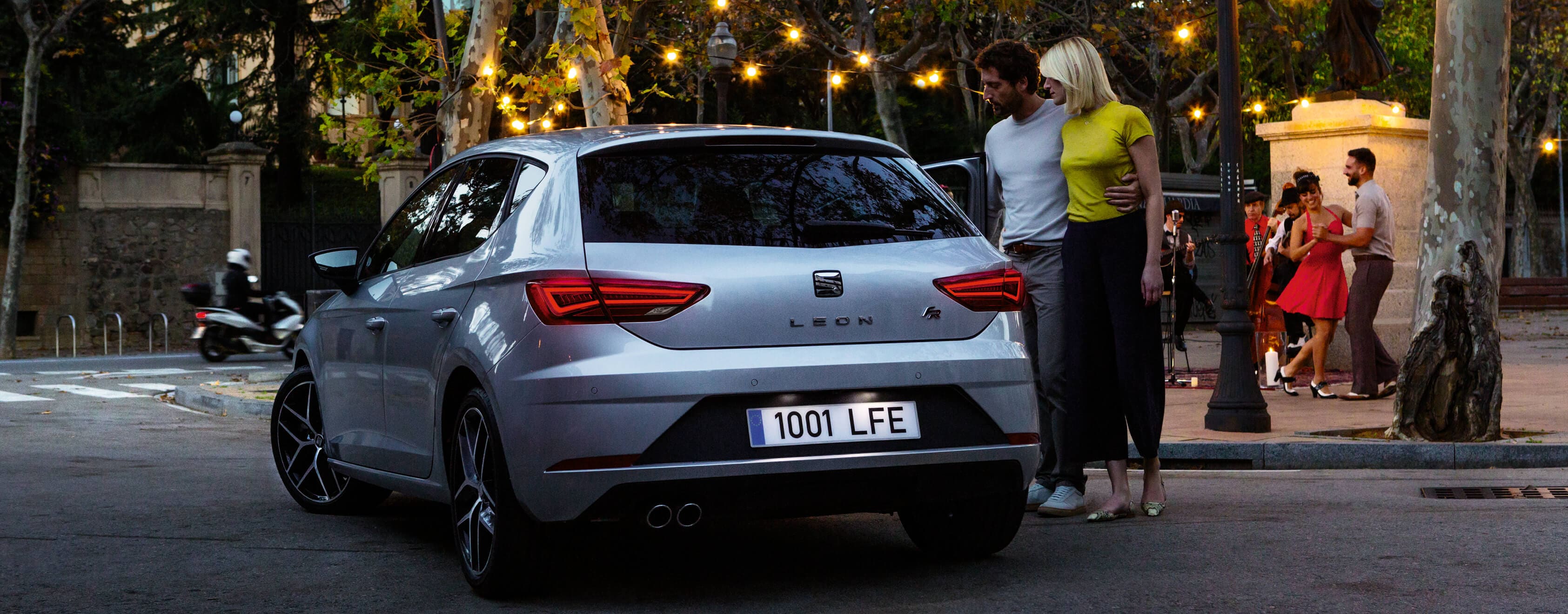 SEAT Leon car rear view