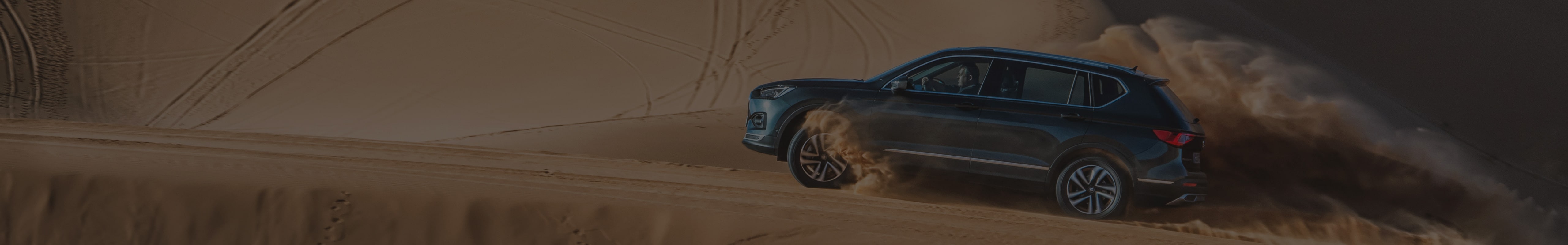 SEAT Tarraco Surfing in the desert