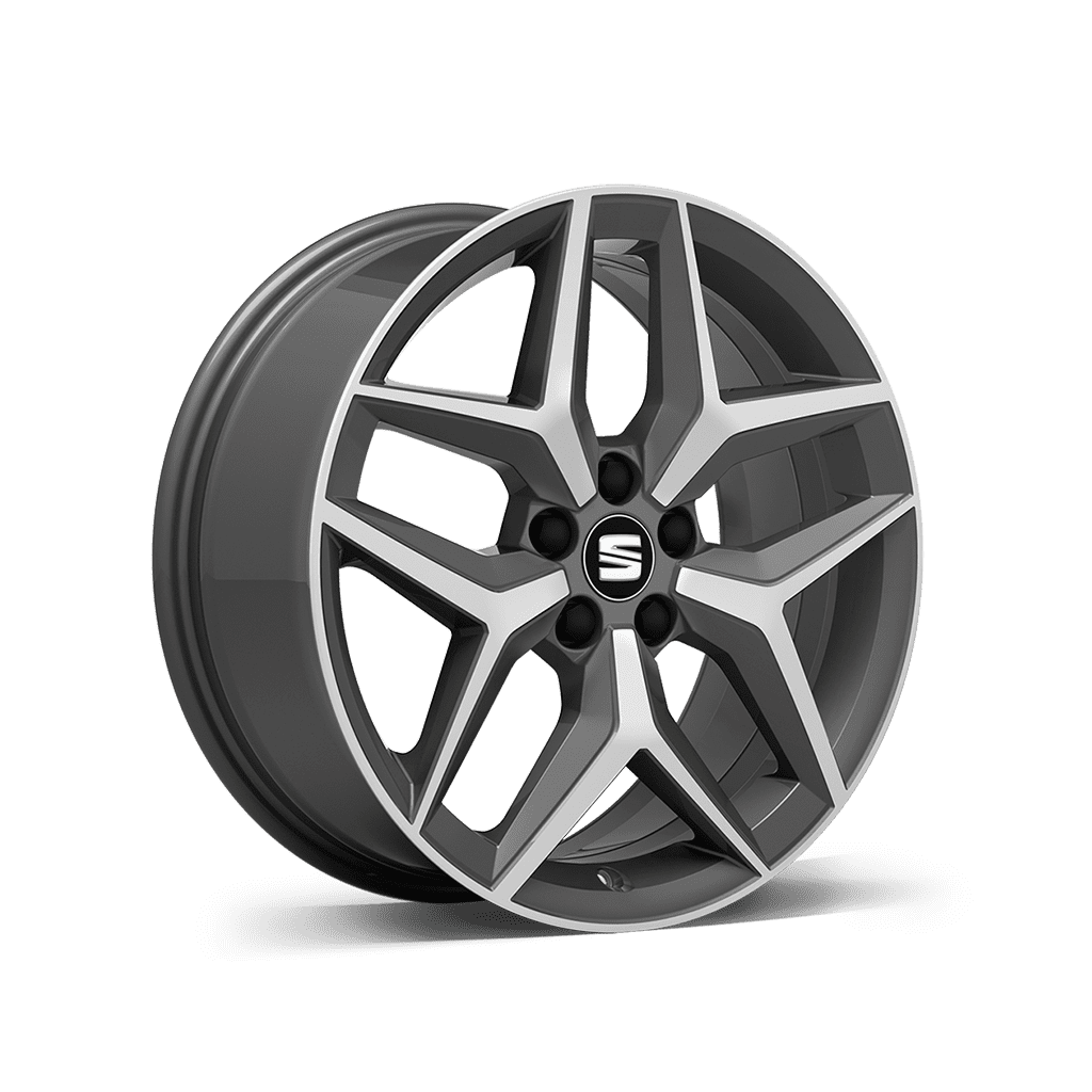 SEAT Ibiza Steel wheel Dynamic 17 inch Machined 