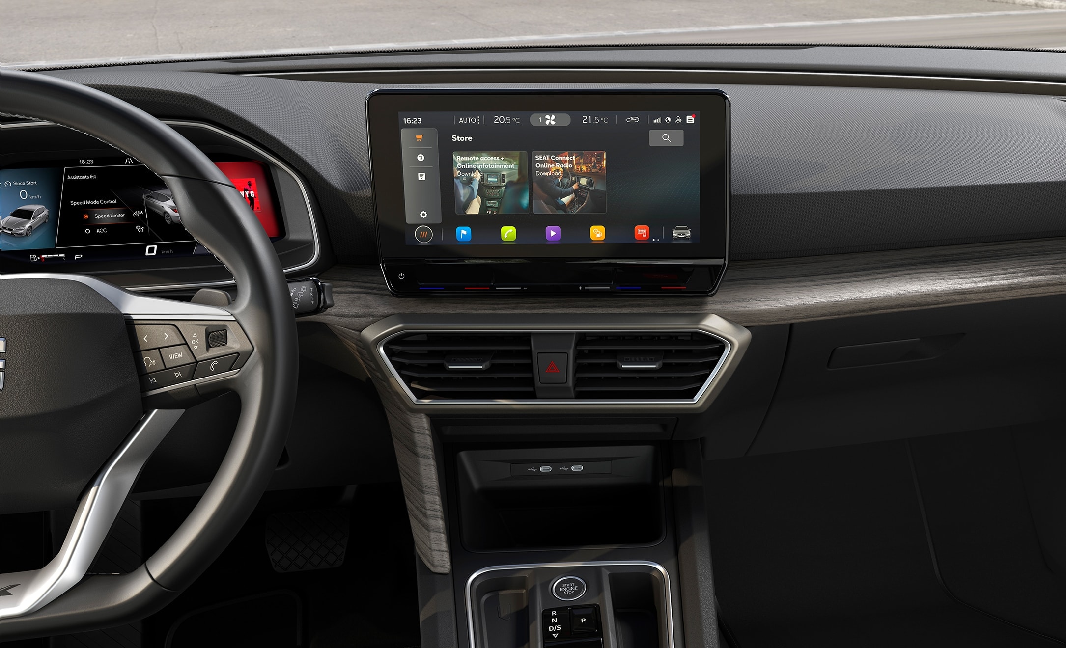 New SEAT Leon online Infotainment services